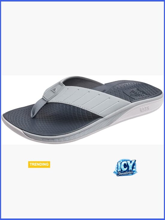 Men\'s Water Friendly Flip Flops with Arch Support & Non-Slip Traction main image 4